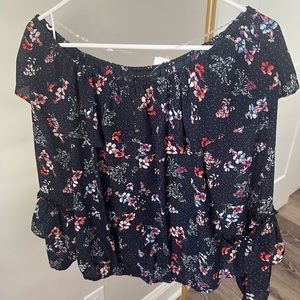 Sanctuary—off the shoulder long sleeve blouse